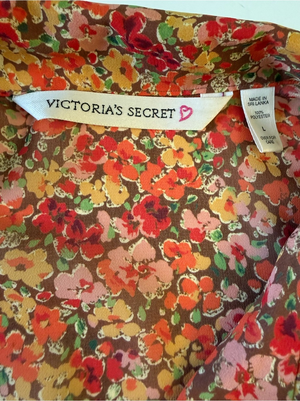 NWOT Victoria's Secret Sheer Floral Collared Sleeveless Maxi Dress - Large - Picture 6 of 13